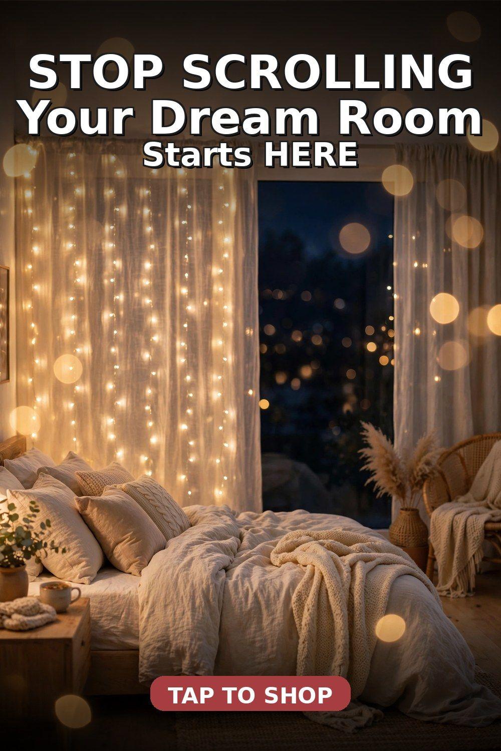 LED Fairy Curtain Lights